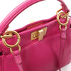 Secondhand Fendi Peekaboo Mini Leather 2Way Handbag in Pink 8BN244