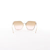 Fendi Oversized Cat-eye Sunglasses in Gold Metal FF0323/S Secondhand