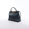 Fendi Peekaboo Regular Leather 2Way Handbag in Navy Blue 8BN226 Secondhand