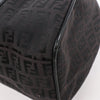 FENDI Zucchino Canvas x Leather Handbag in Brown 8BR091 Secondhand
