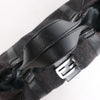 FENDI Zucchino Canvas x Leather Handbag in Brown 8BR091 Secondhand