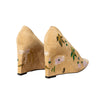 Secondhand Fendi Vintage Embroidered Wedge Heels - '00s