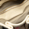Burberry House Check Canvas and Leather Bridle Whipstitch Satchel Secondhand
