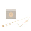 Dior Gold Plated CD Logo Pendant Necklace Secondhand
