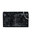Saint Laurent Sequin Monogram Kate Wallet on Chain Secondhand