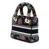 Secondhand Dior Mini Embroidered Canvas Mille Fleurs Lady D Lite