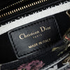 Secondhand Dior Mini Embroidered Canvas Mille Fleurs Lady D Lite