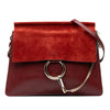 Chloé Medium Calfskin and Suede Faye Crossbody Secondhand