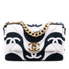 Chanel Medium Printed Silk 19 Flap Secondhand