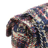 Chanel CC Tweed Print Nylon Single Flap Secondhand