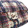 Chanel CC Tweed Print Nylon Single Flap Secondhand