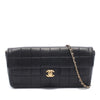 Chanel Chocolate Bar Lambskin East West Flap Secondhand