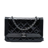 Chanel Quilted Patent Boy Wallet on Chain Secondhand