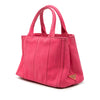 Prada Small Canvas Canapa Logo Tote Secondhand