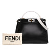 Fendi Medium Bicolor Leather Peekaboo ISeeU Satchel Secondhand