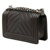 Chanel Small Chevron Lambskin Boy Flap Secondhand