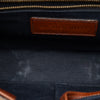 Burberry Leather and House Check Canvas Bridle Abbott Crossbody Secondhand