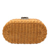 Miu Miu Wicker Top Handle Bag Secondhand