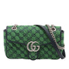 Gucci Medium GG Marmont Matelasse Diagonal GG Canvas Shoulder Bag Secondhand