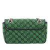 Gucci Medium GG Marmont Matelasse Diagonal GG Canvas Shoulder Bag Secondhand