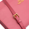 Secondhand Prada Saffiano Wallet on Strap