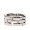 Cartier 18K White Gold Triple Row Maillon Panthère Ring Secondhand