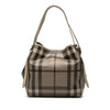 Burberry Small Smoke Check Coated Canvas Canterbury Tote Secondhand