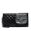 Chanel Metallic and Quilted Lambskin Mineral Nights Pochette Wristlet Secondhand