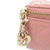 Dior Micro Patent Cannage Lady Dior Cube Pouch Secondhand