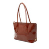 Prada Textured Patent St Grana Paglia Tote Secondhand
