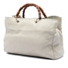 Gucci Large Calfskin Bamboo Shopper Satchel Secondhand