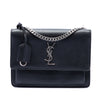 Saint Laurent Medium Grained Calfskin Monogram Sunset Crossbody Secondhand