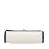 Chanel CC Bicolor Quilted Caviar and Grosgrain Top Handle Flap Secondhand