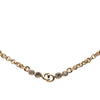 Dior Gold Plated CD Logo Strass Pendant Necklace Secondhand
