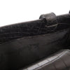 Ferragamo Croc Embossed Leather Vara Satchel Secondhand