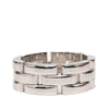 Cartier 18K White Gold Triple Row Maillon Panthère Ring Secondhand