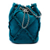 Chanel CC Suede Fringed Drawstring Bucket Bag Secondhand