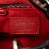 Secondhand Dior Mini Embossed Calfskin Cannage Studded Lady Dior
