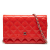 Chanel CC Patent Wallet on Chain Secondhand