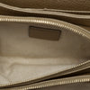 Gucci Metallic Pebbled Calfskin Piston Broadway Evening Bag Secondhand