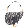 Dior Mini Oblique Canvas Saddle Bag Secondhand