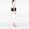 Saint Laurent Large Croc Embossed Nubuck Monogram College Satchel Secondhand