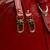 Gucci Large Microguccissima Patent Nice Dome Top Handle Bag Secondhand