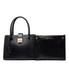 Ferragamo Leather Gancini Juliette Lock Story Handbag Secondhand