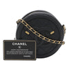 Chanel Caviar CC Filigree Round Clutch with Chain Secondhand