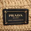 Prada Raffia Basket Bag Secondhand