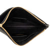 Saint Laurent Chevron Grain De Poudre Monogram Bill Pouch Secondhand