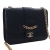 Chanel Large Quilted Sheepskin Front Chain Flap Secondhand