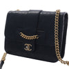Chanel Large Quilted Sheepskin Front Chain Flap Secondhand