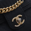 Chanel Large Quilted Sheepskin Front Chain Flap Secondhand